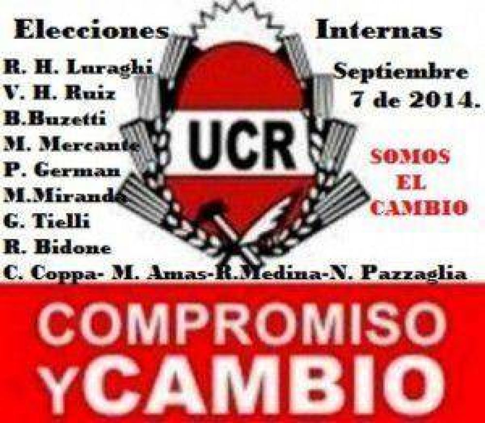 �COMPROMISO Y CAMBIO� de la Uni�n C�vica Radical presenta la Lista 100.