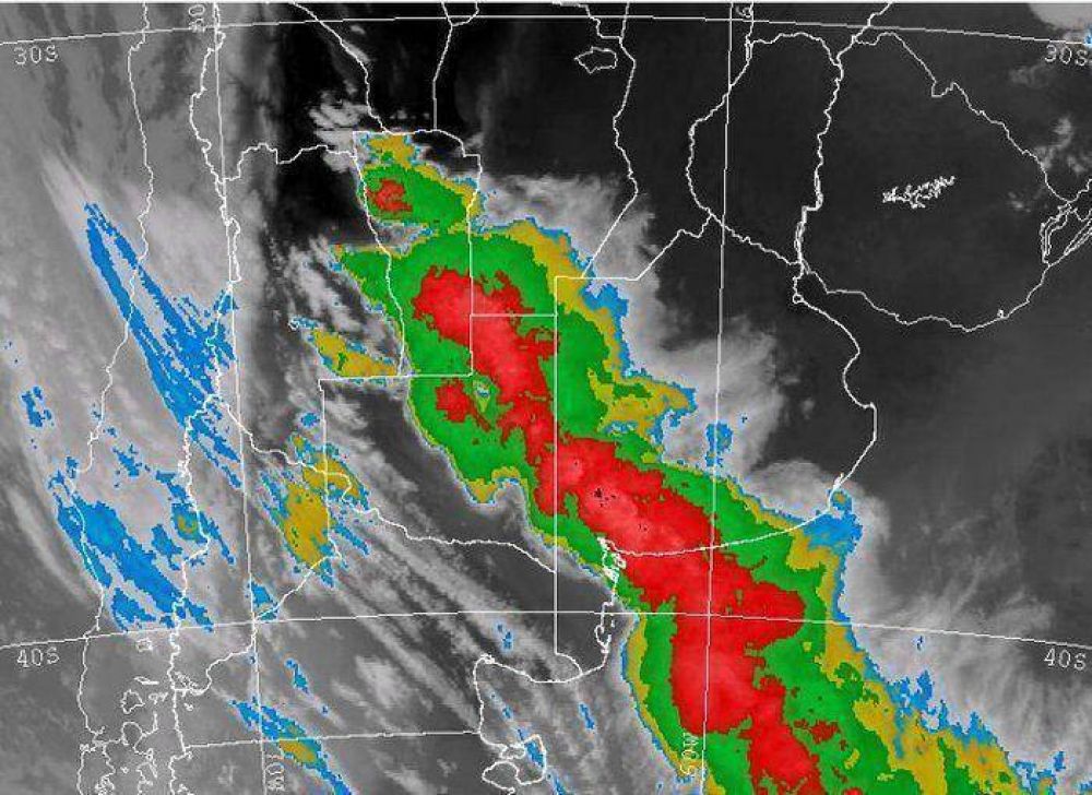 Situaci�n h�drica y pron�stico extendido en la cuenca del Azul