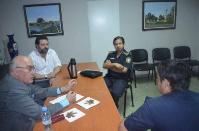 Gorosito se reuni� con jefes policiales para tratar temas referidos a la seguridad