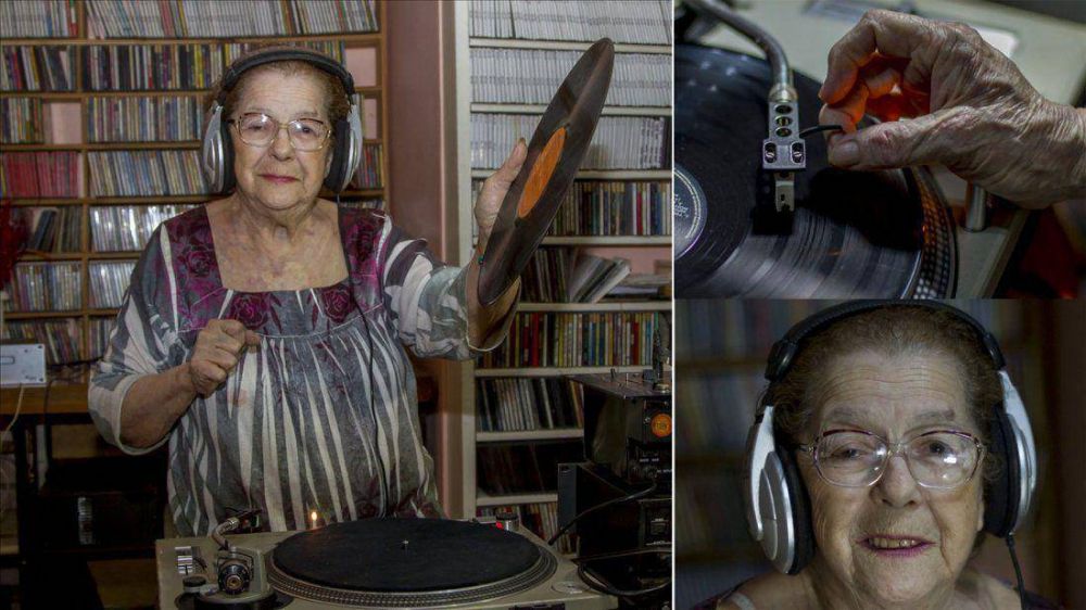 Cristina, la abuela disc jockey
