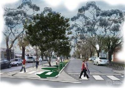 Este es el proyecto para Av. Podio, Plaza de la Democracia y espacio verde Ant�rtida
