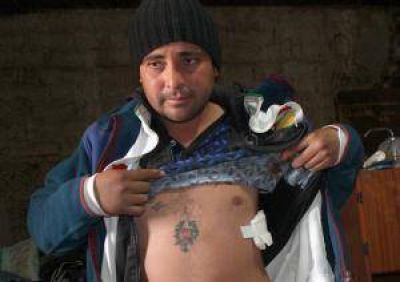 A cent�metros de morir por un disparo en el coraz�n