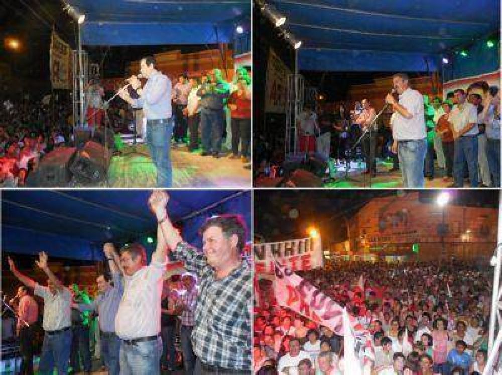 QUIMIL�: Masivo cierre de campa�a del Frente C�vico