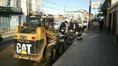 Realizan importantes trabajos de Saneamiento Ambiental en Ushuaia