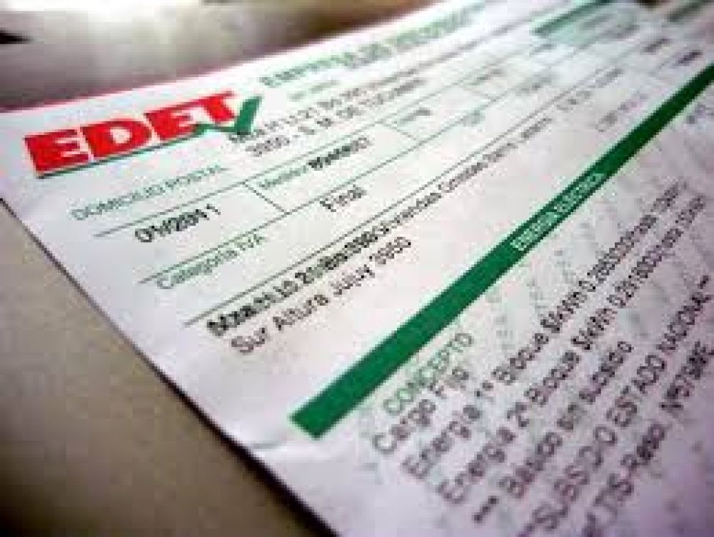 La Justicia debe establecer si Edet cobra el servicio con sobreprecios de hasta un 15%