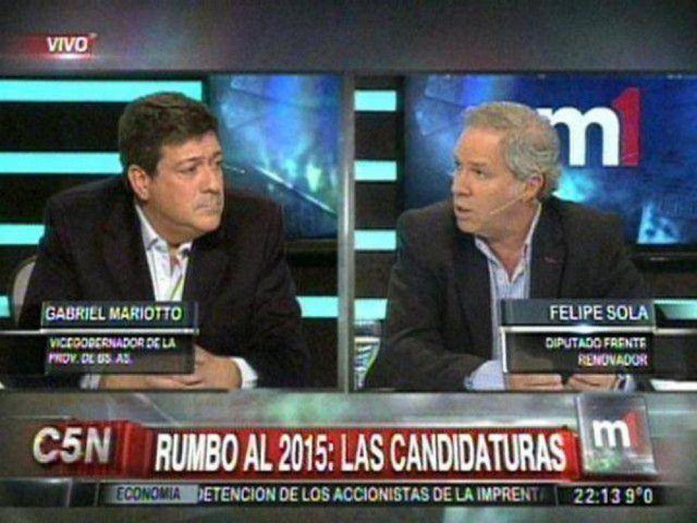 Mariotto record� que la alternativa es �liberaci�n o dependencia� y puso en evidencia el neoliberalismo del Frente Renovador