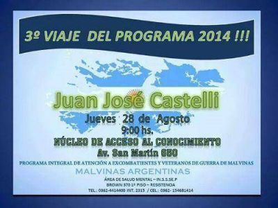 Autoridades del Insssep se reunir�n con ex combatientes de Castelli y localidades vecinas