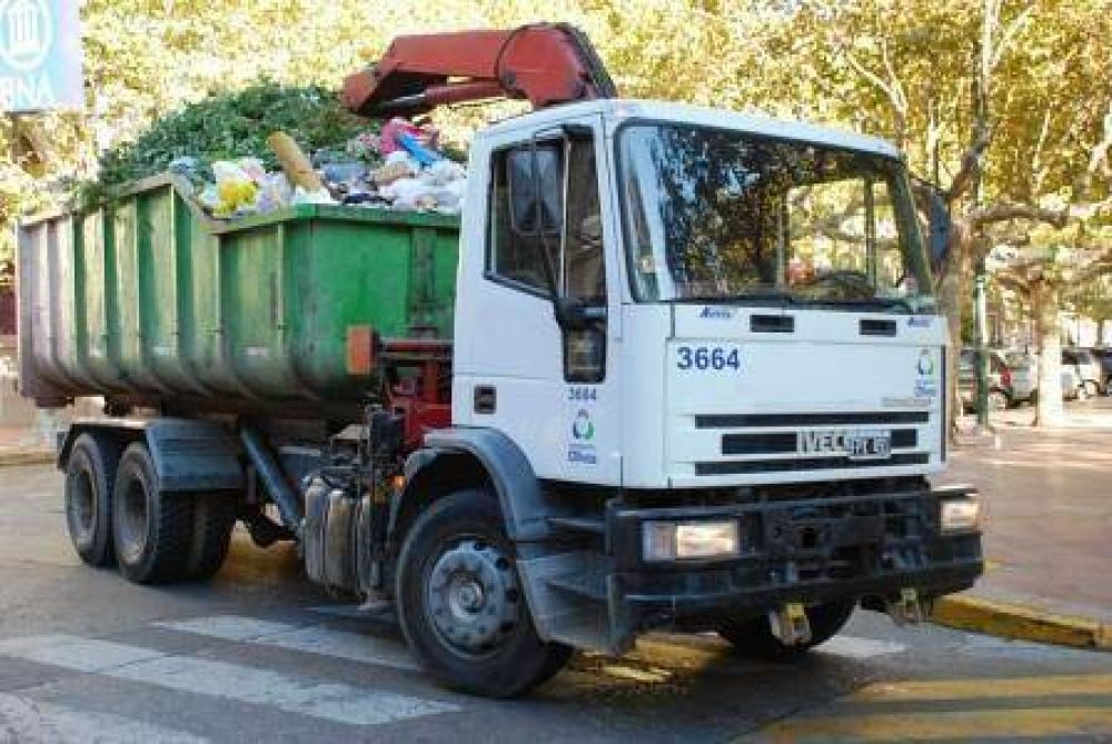 Recolecci�n de residuos en San Fernando durante el jueves 28 de agosto 