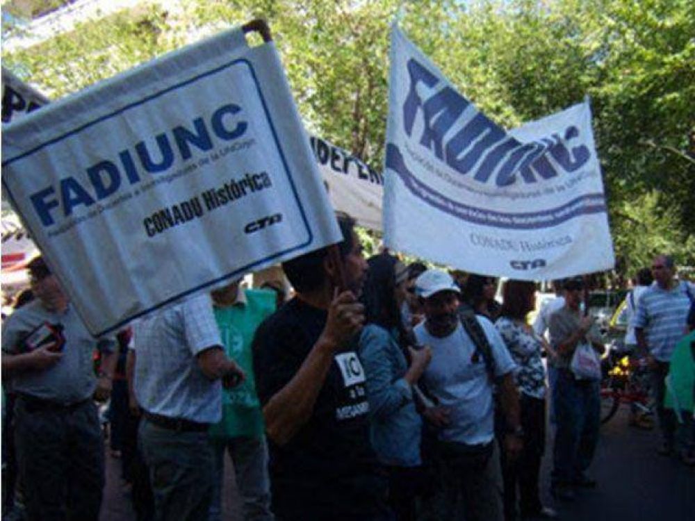 Fadiunc se pliega al paro del jueves y no habr� clases en la UNCuyo