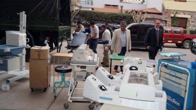 Iniciaron el traslado a la Maternidad Provincial