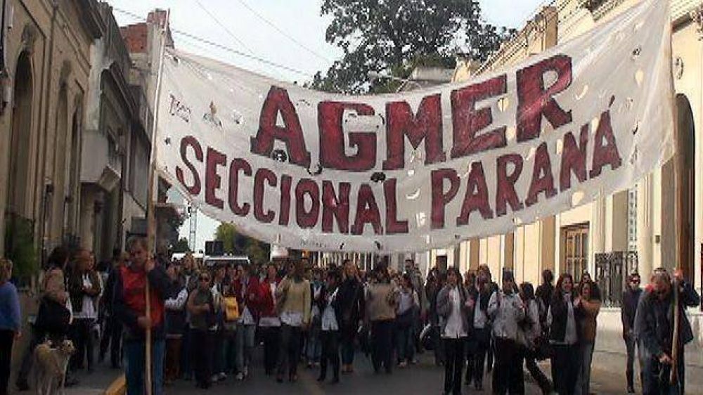 Paro: cuatro cortes y volanteadas de Agmer Paran�	