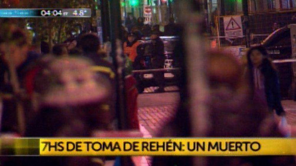 Tensi�n en el microcentro: muri� el hombre que tuvo como reh�n a su ex pareja durante casi 7 horas