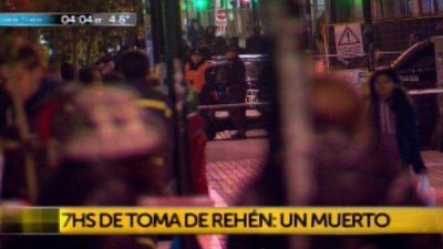Tensi�n en el microcentro: muri� el hombre que tuvo como reh�n a su ex pareja durante casi 7 horas