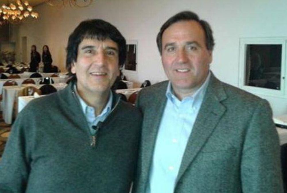 Melconi�n junto al referente del PRO marplatense Juan Aicega trabajan pensando en el 2015