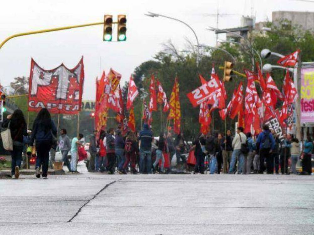 La izquierda cortar� el cruce de Vicente Zapata y San Mart�n en el arranque del paro nacional