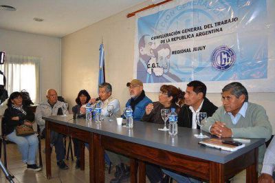 Jujuy: CGT opositora y Frente Estatal van juntos al paro nacional