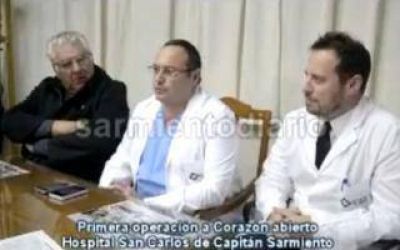 Realizaron la primera operaci�n a coraz�n abierto en Capit�n Sarmiento