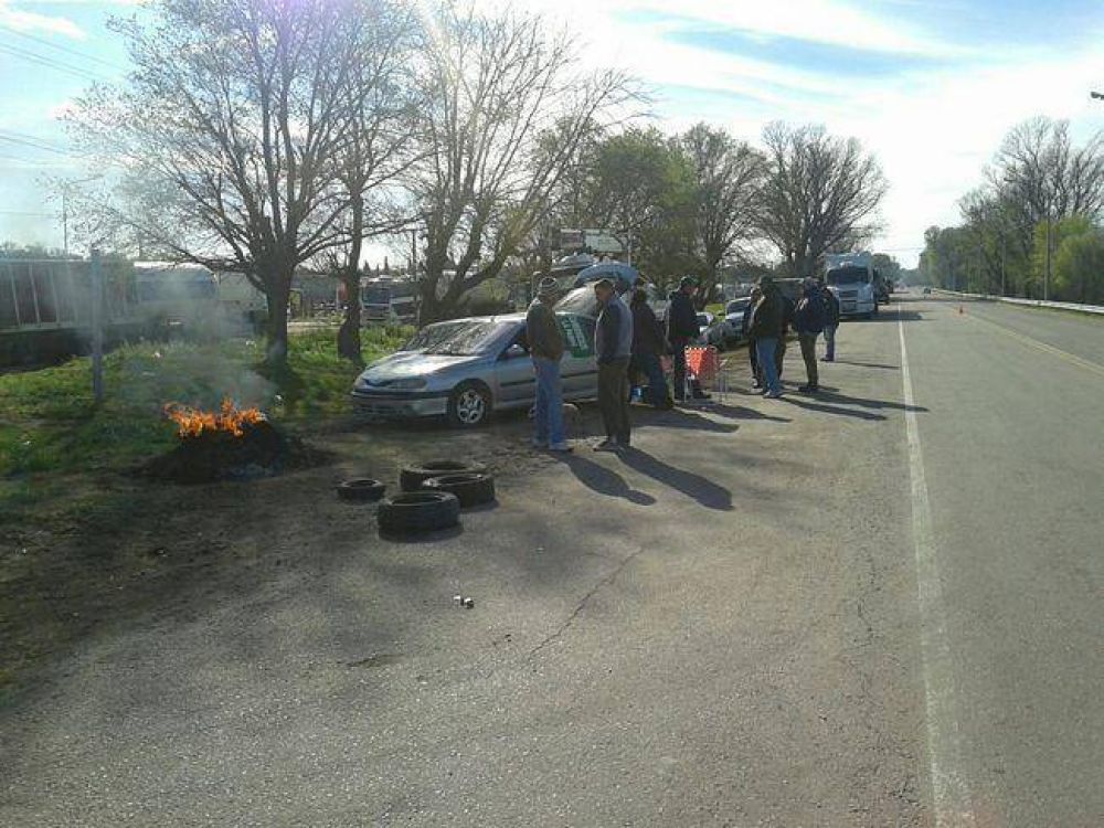 Hubo varios piquetes en rutas pampeanas