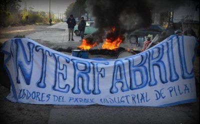 El paro se sinti� fuerte en el Parque Industrial de Pilar