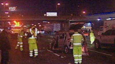 Choque fatal en Panamericana: custodio presidencial embiste un cami�n y muere