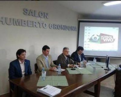 El gobernador Urtubey, present� el F�tbol en Vivo