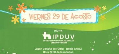 El IPDUV, hoy viernes, agasaja a niños de los barrios Chelliyí y Toba