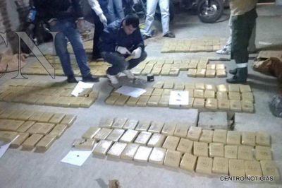 Incautaron unos 200 kilos de marihuana y detuvieron a un hombre cerca de San Salvador