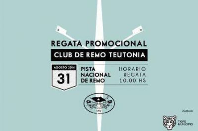 Se corre en Tigre la Segunda Regata Promocional del Club de Remo Teutonia 