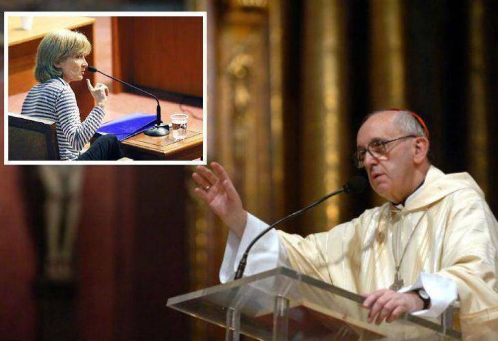 La ta de la nieta 115 le apunt al Papa y a la Iglesia: 