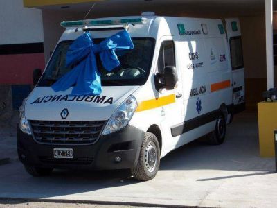 Una ambulancia 0km para la refaccionada Unidad Sanitaria de Saldungaray