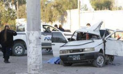 Regresaba de dejar a su novia y se mat� al chocar