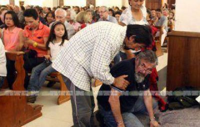 Deteriorado, Castells cumpli� el s�ptimo d�a de ayuno en la Catedral