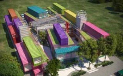 Escobar: Nuevo shopping con contenedores reciclados