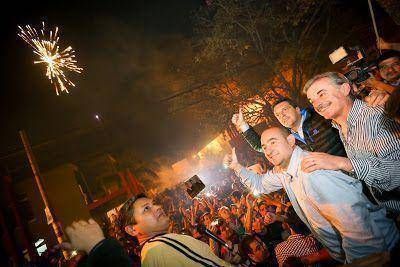 Massa en La Banda: �Este triunfo es un grito de libertad y democracia�