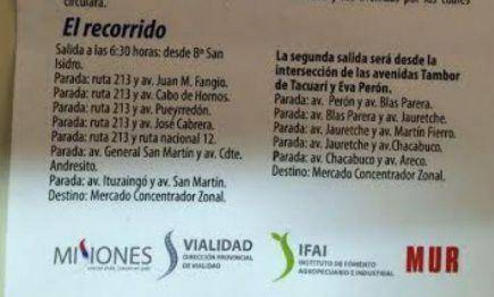 Finalmente el MUR se qued� con el negocio de las combis