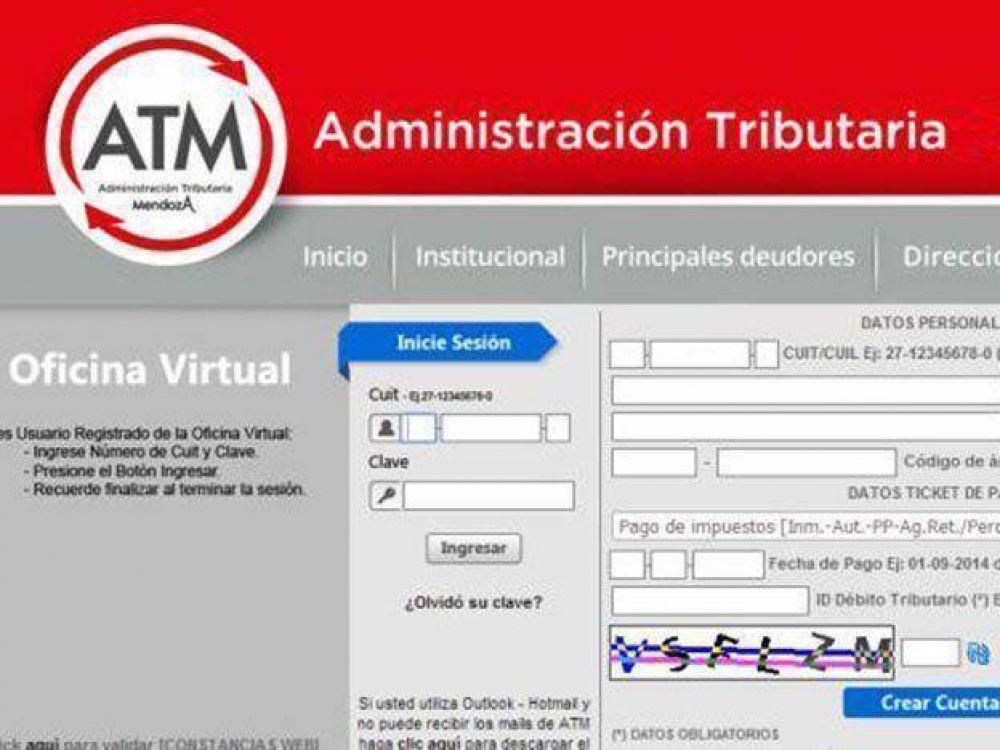 La ATM lanzar� un plan de pago Web para todos los impuestos