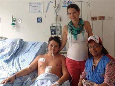 Favorable evoluci�n del marplatense baleado en Colombia