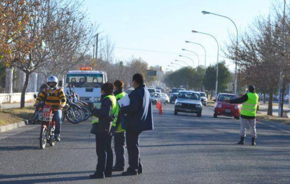 Controles de tr�nsito: se retuvieron 40 motos