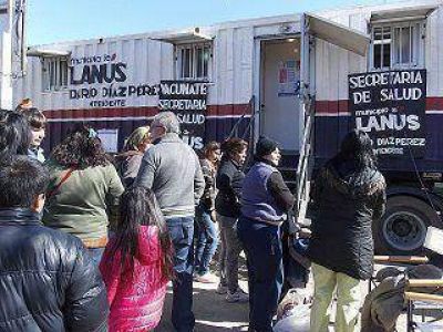 Lan�s: campa�a de vacunaci�n contra el Sarampi�m, la Rubeola y la Poliomielitis en el distrito