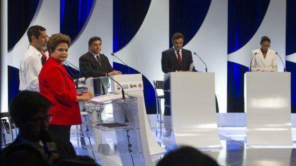 Fuerte cruce entre Dilma y Marina Silva en un debate