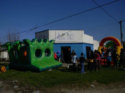 La JPNK festejó el día del niño en el barrio Pueyrredon