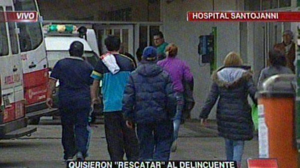 Tensi�n en el Hospital Santojanni: delincuentes intentaron 