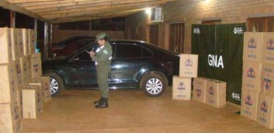 Secuestraron 1500 cartones de cigarrillos ilegales en San Vicente