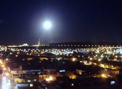 Una extra�a luz se visualiz� sobre las sierras puntanas