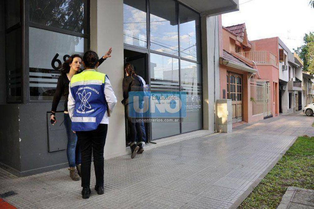 Violento asalto a una inmobiliaria de Paran�