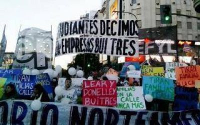 Conflicto Lear: Protesta estudiantil en Capital por los despidos en la planta de Pacheco