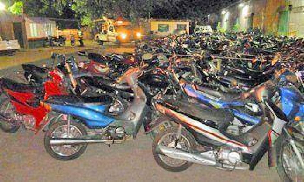 Unas 20 motos por d�a son secuestradas por infringir normativas