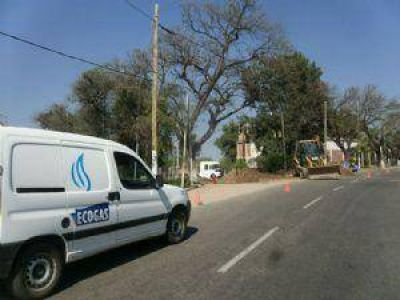 Rotura de ca�er�a caus� fuga de gas