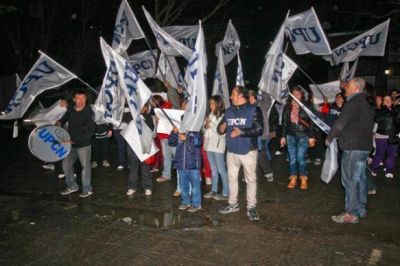 UPCN protest� frente a Casa de Gobierno
