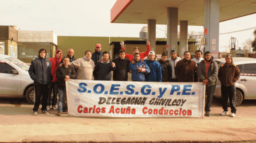 Sindicato de Estaciones de Servicio bloque� ayer ArGas por un despido 